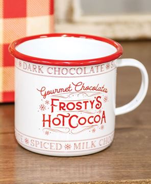 Picture of Frosty's Hot Cocoa Enamel Mug