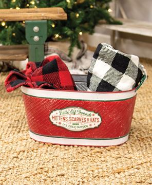 Picture of Little Elf Threads Oval Metal Bucket