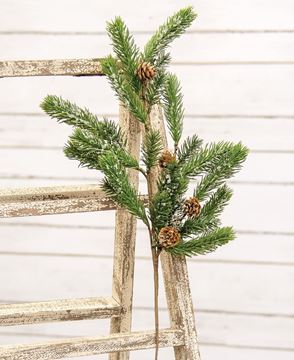Iced Artificial Pinecone and Pine Spray 