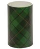 Picture of Green Plaid Timer Pillar, 3" x 5"
