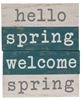 Picture of Hello/Welcome/Spring Mini Block, 4 Asstd.