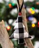 Picture of Black & White Buffalo Check Tree Ornament