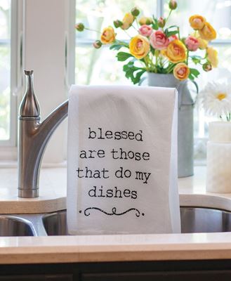 Picture of Blessed Are Those That Do My Dishes Dish Towel