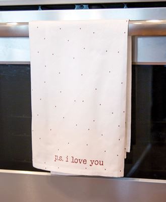 Picture of PS I Love You Dish Towel