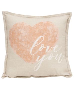 Picture of Love You On Heart Pillow