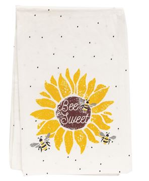 Picture of Bee Sweet Bees & Sunflower Dish Towel