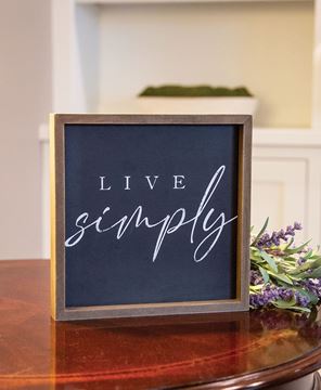 Picture of Live Simply Frame, 2 Asstd.