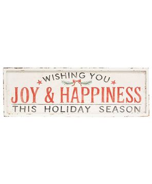 Picture of Wishing You Joy & Happiness Sign
