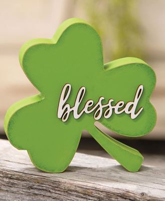 Picture of Chunky Blessed Shamrock Sitter