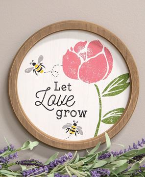 Picture of Let Love Grow Circle Frame