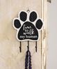 Picture of Paw Print Leash Hook, 2 Asstd.