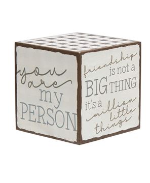 Picture of You Are My Person Friendship Cube
