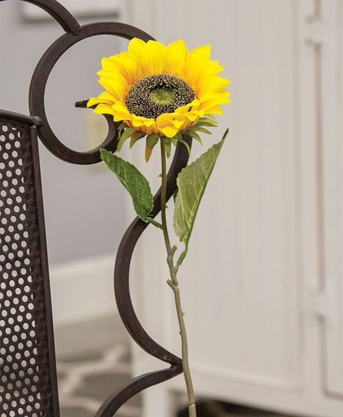 Picture of Blooming Sunflower Stem,  Yellow