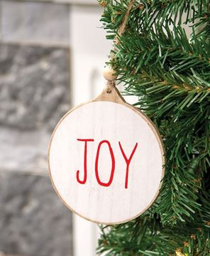 Picture of Joy Wooden Ornament