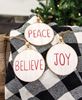 Picture of Peace Wooden Ornament