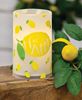 Picture of Be Happy Lemon Timer Pillar 3" x 5"