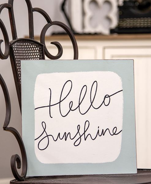 Picture of Hello Sunshine Metal Sign