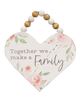 Picture of Together We Make A Family Wood Heart Ornament, 3 Asstd.
