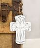 Picture of Distressed Metal Cross Ornament