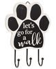 Picture of Paw Print Leash Hook, 2 Asstd.