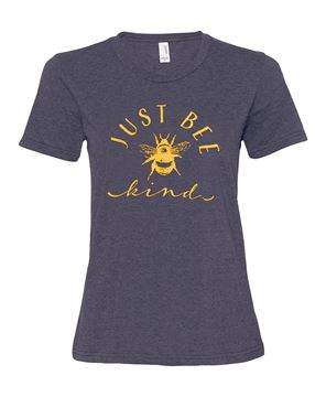 Picture of Just Bee Kind T-Shirt, Heather Dark Grey XXL