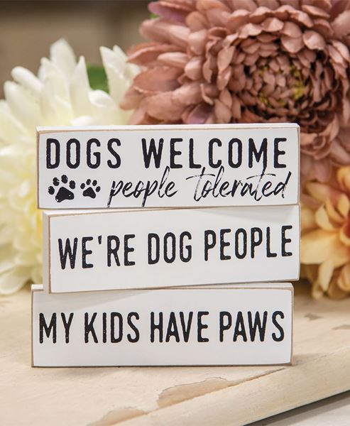Picture of We're Dog People Thin Mini Block, 3 Asstd.