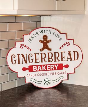 Picture of Gingerbread Bakery Metal Sign
