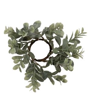 Picture of Frosted Boxwood Candle Ring