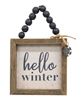 Picture of Winter Sayings Snowflake Beaded Sign, 2 Asstd.