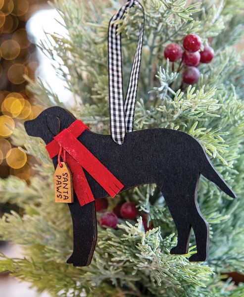 Picture of Santa Paws Labrador Ornament