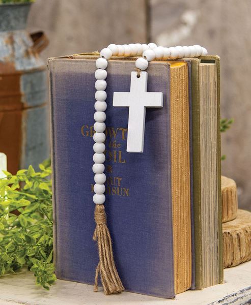 Picture of White Cross Bead Garland