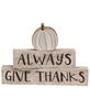 Picture of Always Give Thanks Pumpkin Blocks, 3/Set