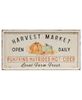 Picture of Harvest Market Open Daily Pumpkin Metal Frame Sign