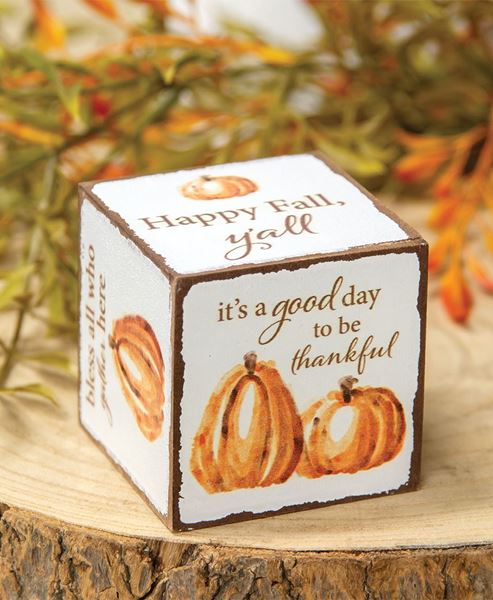 Picture of Count Your Blessings Pumpkin Cube