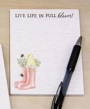 Picture of Live Life in Full Bloom Notepad