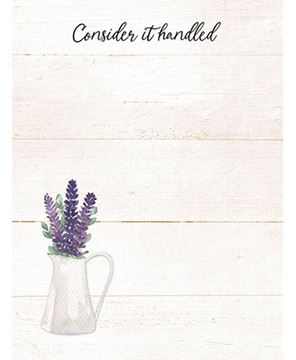 Picture of Consider It Handled Notepad