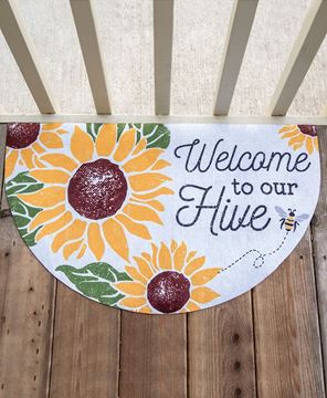 Picture of Welcome To Our Hive Welcome Half Mat