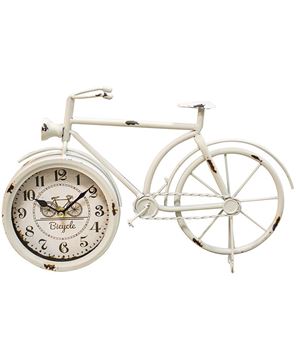 Picture of Farmhouse White Bicycle Clock