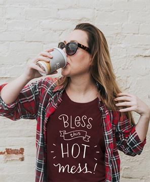 Picture of Bless This Hot Mess T-Shirt XXL