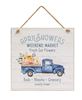 Picture of April Showers Weekend Market Wooden Sign