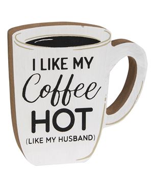 Picture of I Like My Coffee Hot Chunky Coffee Cup Sitter