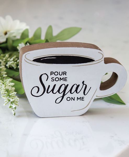 Picture of Pour Some Sugar On Me Chunky Coffee Cup Sitter