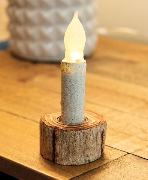 Picture of Resin Birch Taper Candle Holder