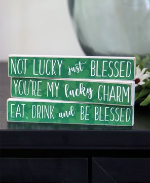 Picture of Eat, Drink, & Be Blessed Mini Stick, 3 Asstd.