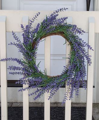 Picture of Purple Astilbe & Twig Wreath