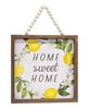 Picture of Home Sweet Home Lemons Beaded Framed Sign, 2 Asstd.