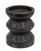 Picture of Black Wooden Pillar Candle Holder, 3.5" Tall