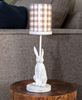 Picture of White Bunny Metal Pillar Candle Holder, 8.25" Tall