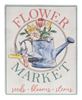 Picture of Flower Market Seeds Blooms Stems Metal Sign
