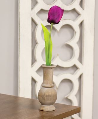 Picture of Wooden Tapered Vase, 6.5"